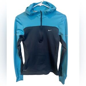 Nike Running Dri Fit Quarter Zip Pullover x small
